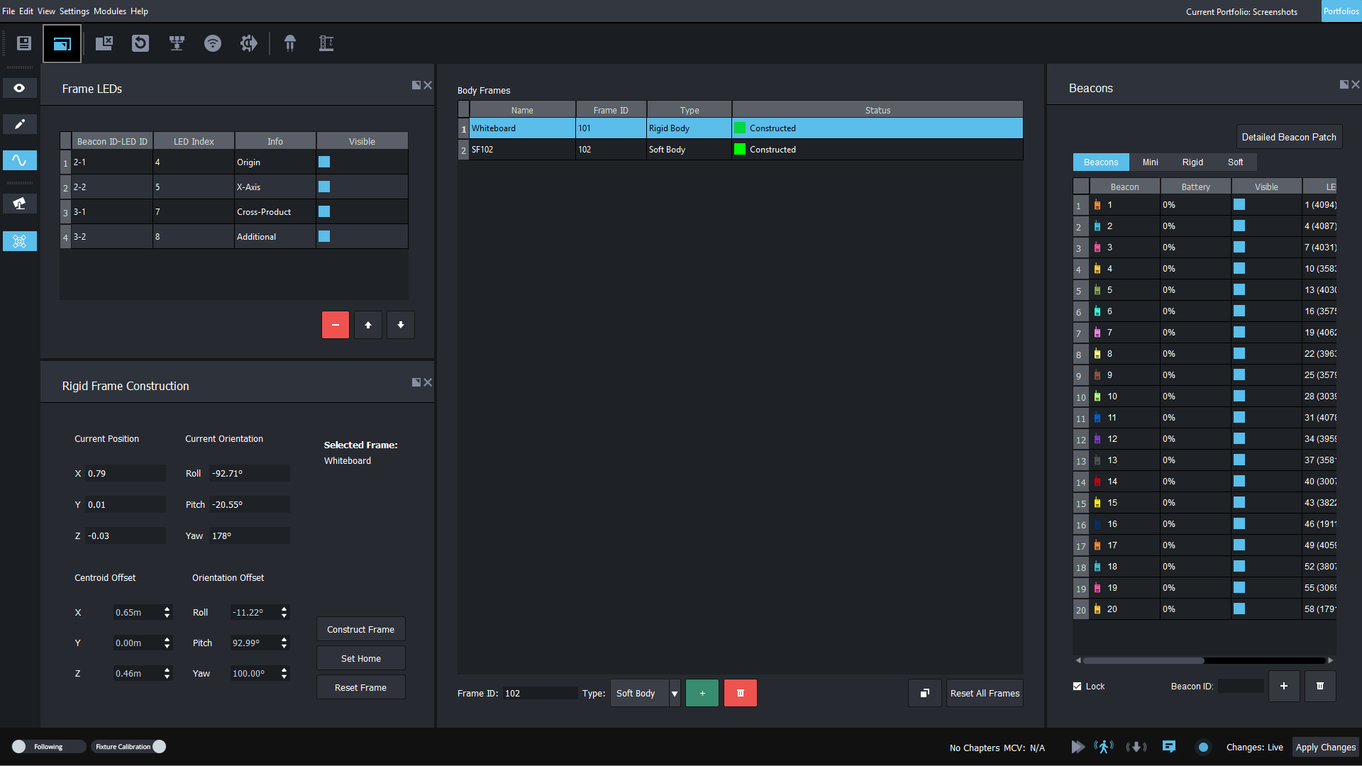 Layout Frame Cal 231