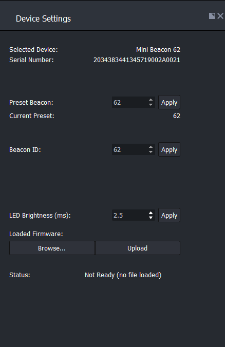 Device Settings   MB